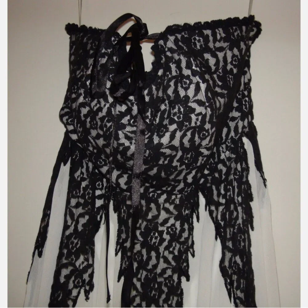 NWOT Free People Freda Midi Flared Ball Gown Ivory Combo - Picture 11 of 12